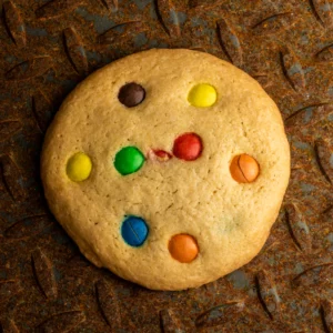 Cookie aux M&M's colorés