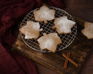 Détail d'un cookie au spéculoos